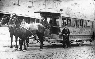 Image: Horse drawn tram, Wellington