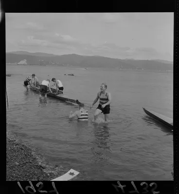 Image: Rowers at Petone