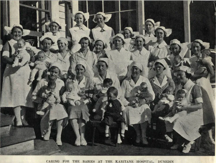 Caring for the babies at the Karitane Hospital, Dunedin
