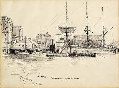 Auckland Waterfront: Quay Street Wharf and Fish Market