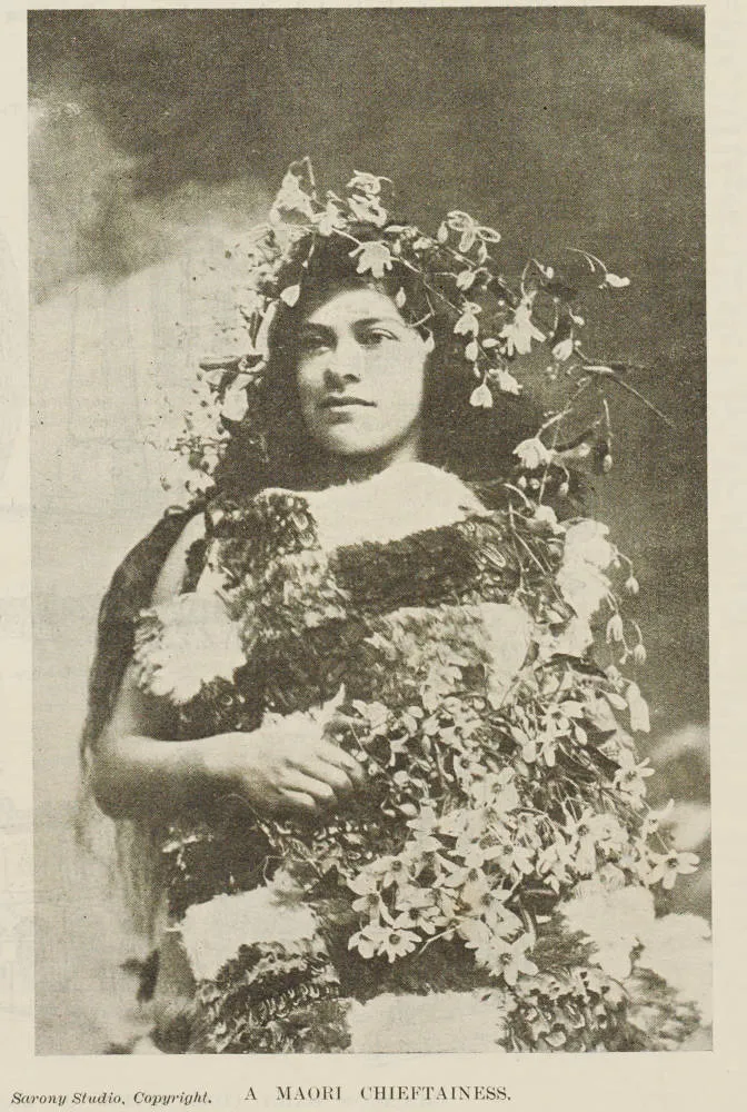 A Māori chieftainess