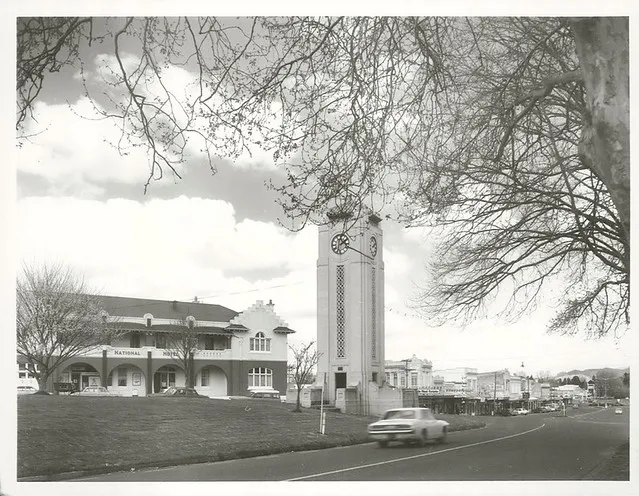 Lake Street with the Clock Tower and National Hotel