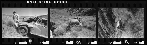 Car crash on Dyers Pass Road