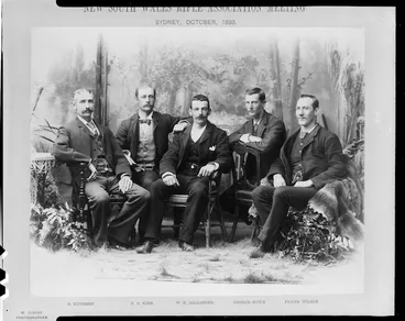 Image: Petone Martini-Henry Rifle Club team at a New South Wales Rifle Association meeting in Sydney - Photograph taken by William Henry Scott Kinsey