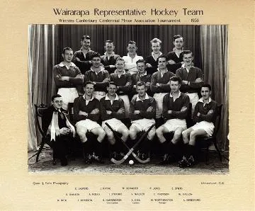 Wairarapa Representative Hockey Team 1950: photograph