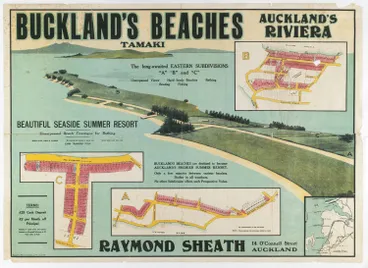 'Buckland's Beaches, Auckland's Riviera', 1923 Image: 'Buckland's Beaches, Auckland's Riviera', 1923