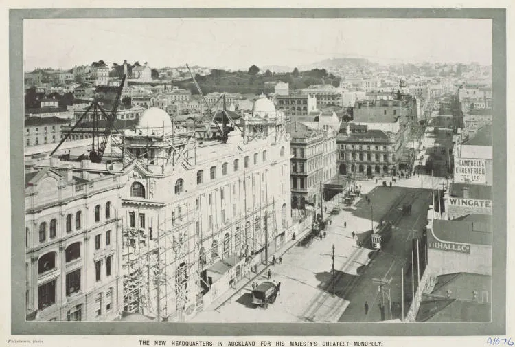 The new headquarters in Auckland for His Majesty's greatest monopoly