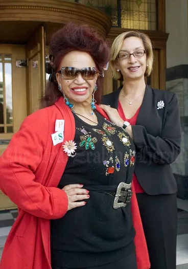 Image: Carmen Rupe and Georgina Beyer