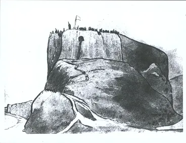 Image: Entrance to the Eastern Waimate Pa