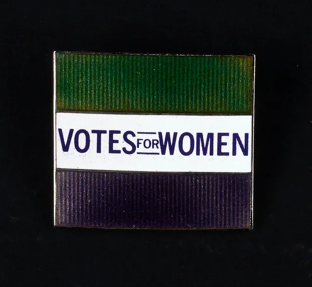 Emily Davison and Votes For Women, 1993 badge