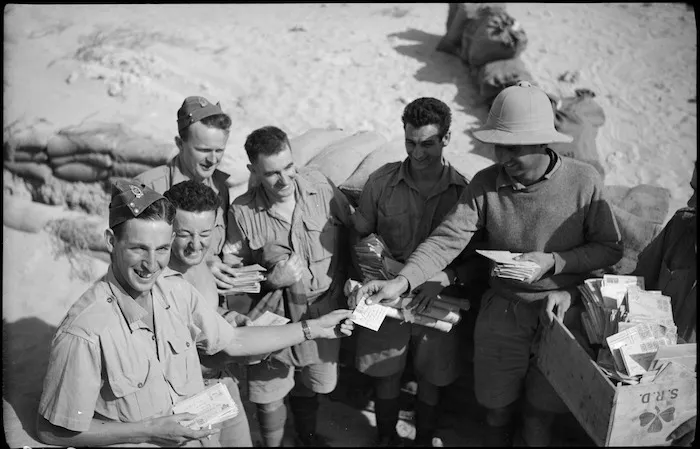 Mail delivery, Western Desert