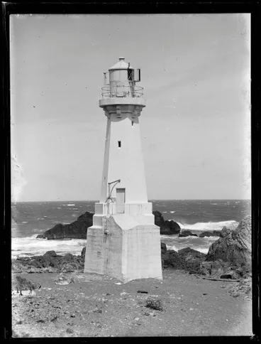 Lower Pencarrow Lighthouse, Wellington, 1932 Image: Lower Pencarrow Lighthouse, Wellington, 1932