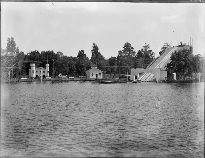 Attractions of the amusement park, Wonderland, New Zealand International Exhibition of 1906-1907, Christchurch