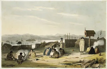 Image: Earle, Augustus 1793-1838 :Slaves preparing food. London, lithographed and published by R. Martin & Co [1838]