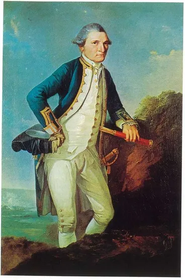 Image: 44. Captain Cook, by John Webber, 1776