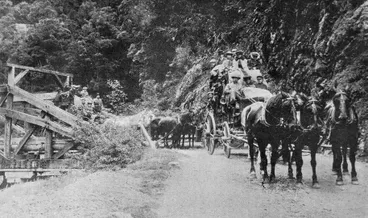 Image: Commencing the ascent of the Otira