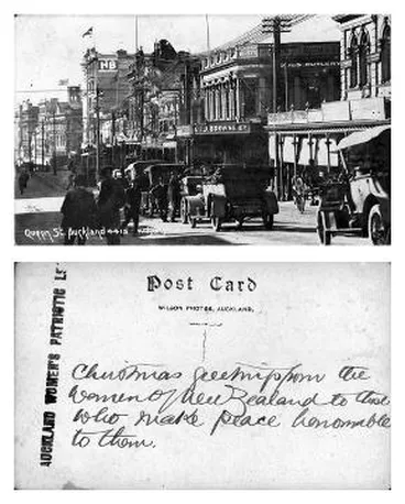 Queen St, Auckland : digital post-card Image: Queen St, Auckland : digital post-card
