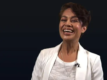 Image: Teuila Blakely: learning on the job...