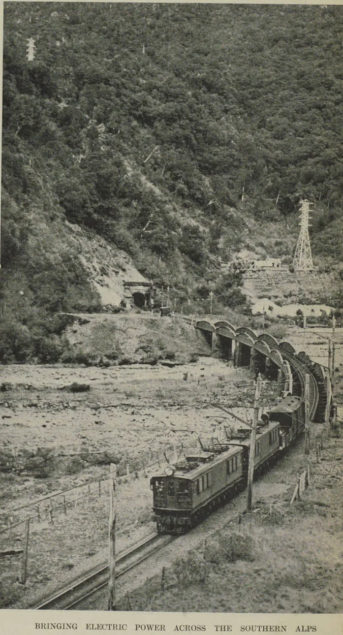 Bringing electric power across the Southern Alps