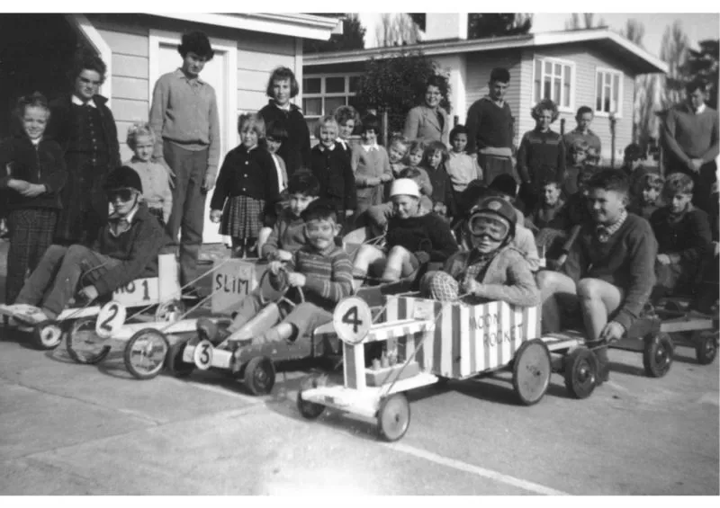 Waiwhare School 1963 Trolley Derby