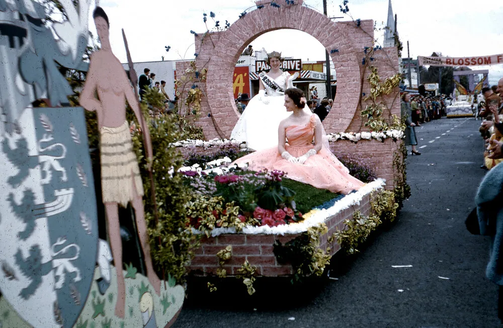 Blossom Queen - Hastings Blossom Festival Parade 1958