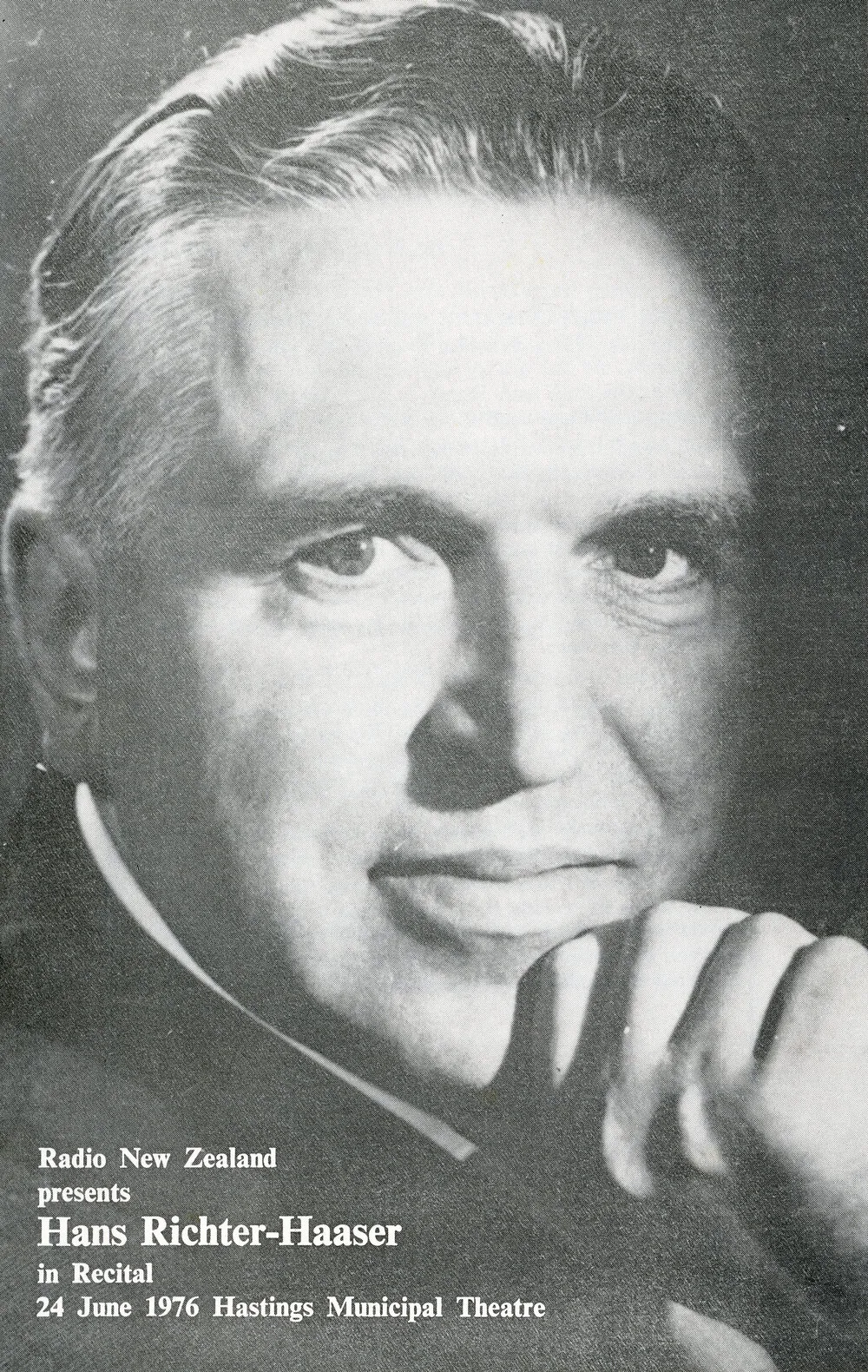 Hans Richter-Haaser Concert Programme