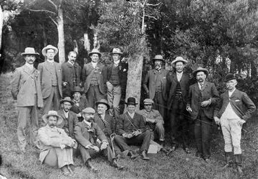 Wairarapa Racing Club officials : photograph Image: Wairarapa Racing Club officials : photograph