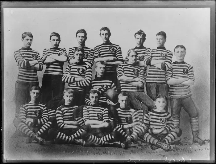 Rugby team, Christ's College, Christchurch