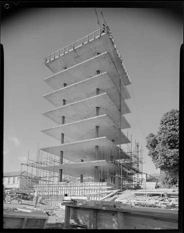 Image: Hotel Tasman under construction, New Plymouth