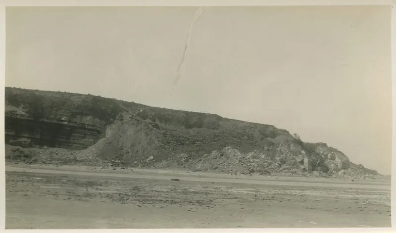 Earthquake damage, Hawke's Bay coastline