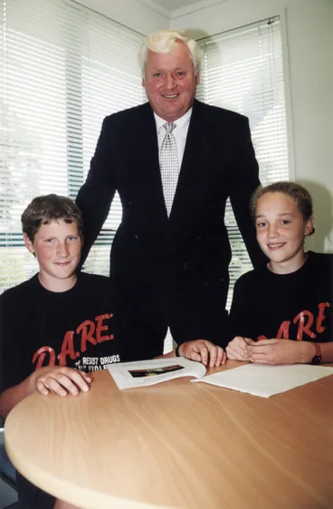 Image: Drug Abuse Resistance Education Programme (DARE); Fergusson Intermediate; Malcolm Smith, from sponsor Heretaunga Rotary.