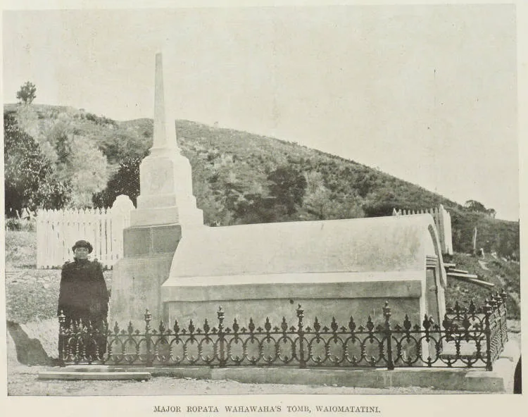 Major Ropata Wahawaha's Tomb in Waiomatatini, New Zealand
