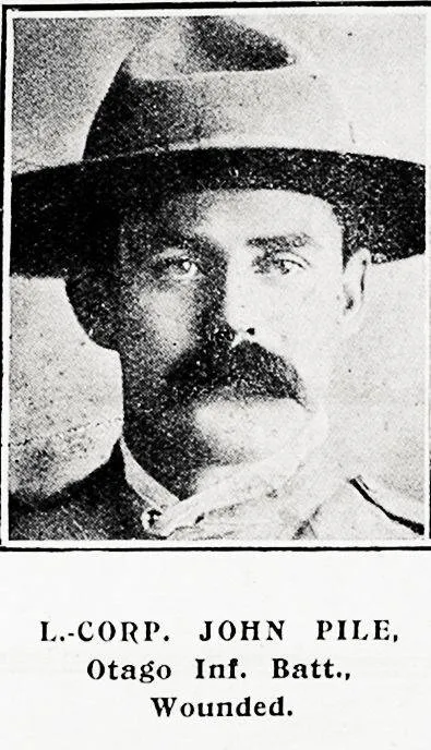 Lance-Corporal John Pile, Otago Inf. Batt., wounded