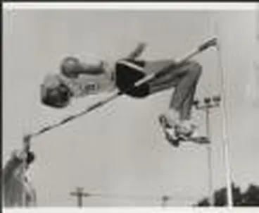 Image: Debbie McCawley, 15 year old high jumper at the Commonwealth Games trials in Sydney, later to compete in the 1974 Commonwealth Games in Christchurch, New Zealand, (2) [picture].