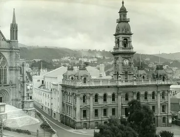 Image: Newly Completed Dunedin Town Hall 1929