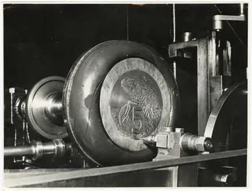 Image: Master model of the 5 cent coin