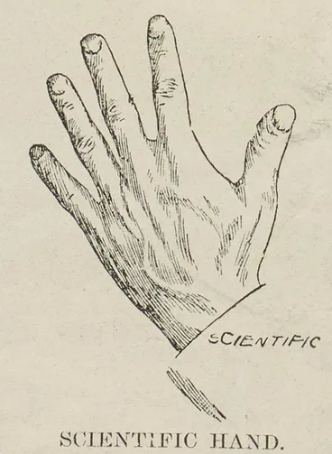 Image: Scientific hand