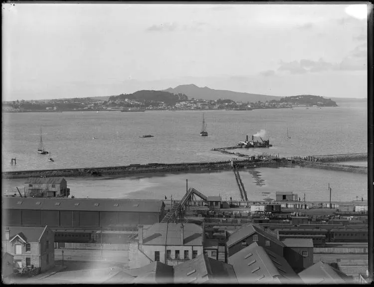 Mechanics Bay and the Waitematā Harbour, 1914