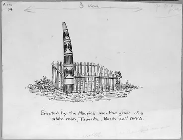 Image: Messenger, Arthur Herbert, 1877-1962: Grave of John (Jacky) Love