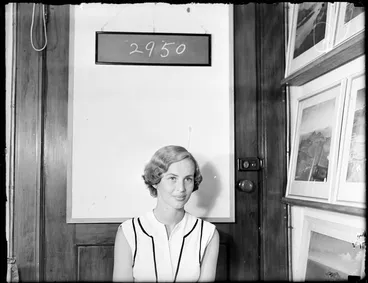 Image: Miss Upton, air hostess, TEAL (Tasman Empire Airways Limited)