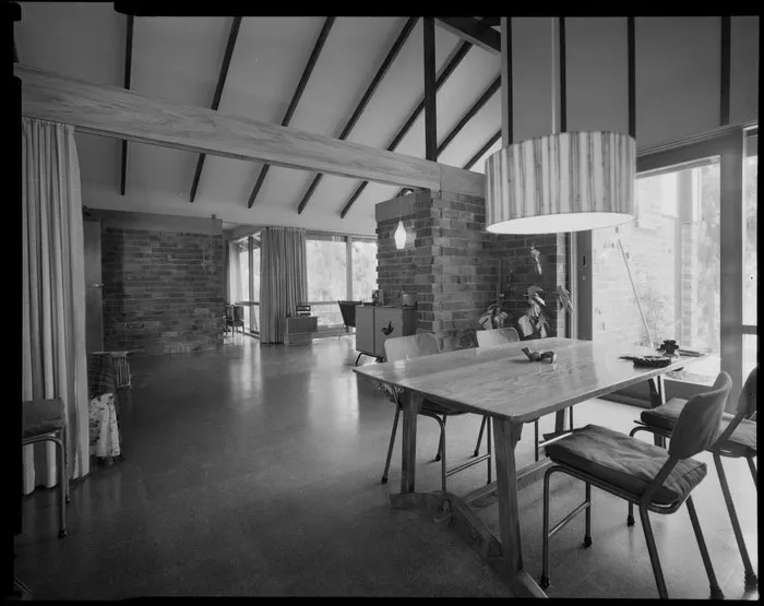Dining room of Power house, Silverstream