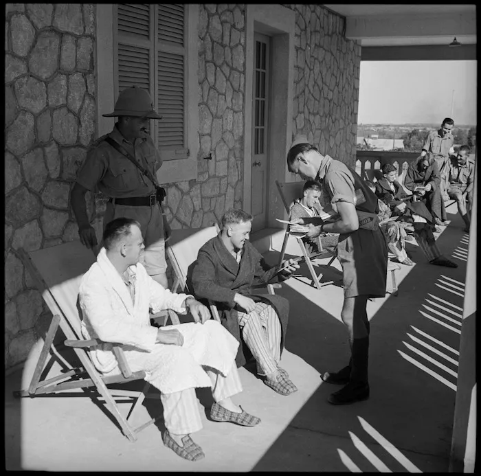 Mail day at NZ Convalescent Depot, Ismailia