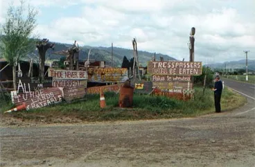 Image: Signs at Rūātoki