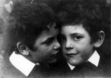 Image: A set of twin boys