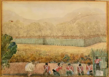 Image: Hōne Heke's pā at Ōhaeawai
