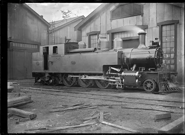 Image: Steam locomotive 166, Wg class