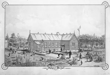 Image: Bennie, James, 1874-1945 :Dobson School, [15 August] 1887
