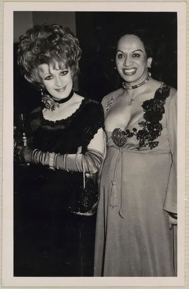 Image: Johnny Croskery and Carmen Rupe. From Johnny Croskery’s photograph album 1960-1980