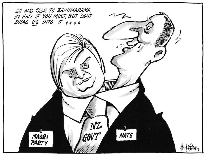 "Go and talk to Bainimarama in Fiji if you must, but don't drag us into it..." 4 May 2009