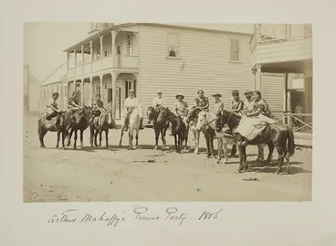Image: Arthur Mahaffy's picnic party, Samoa